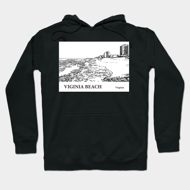 Virginia Beach - Virginia Hoodie by Lakeric